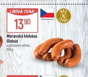 Moravská klobása Globus