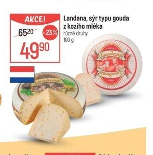 Landana, sýr typu gouda z kozího mléka