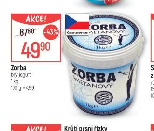 Zorba bílý jogurt