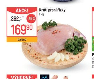 Krůtí prsní řízky