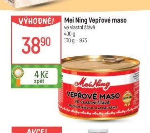 Mei Ning Vepřové maso