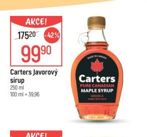 Carters Javorový sirup