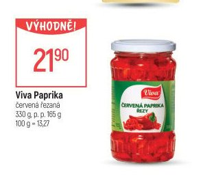 Viva Paprika červená řezaná