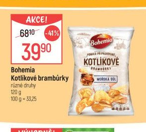 Bohemia Kotlíkové brambůrky