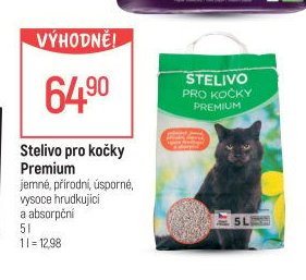 Stelivo pro kočky Premium