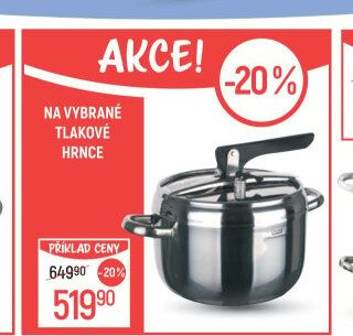 Na vybrané tlakové hrnce