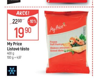 My Price Listové těsto