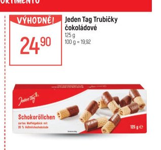 Jeden Tag Trubičky čokoládové