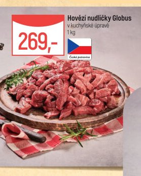 Hovězí nudličky Globus