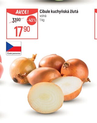 Cibule kuchyňská žlutá