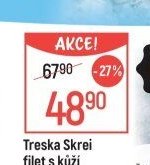 Treska Skrei filet s kůží