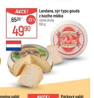 Landana, sýr typu gouda z kozího mléka