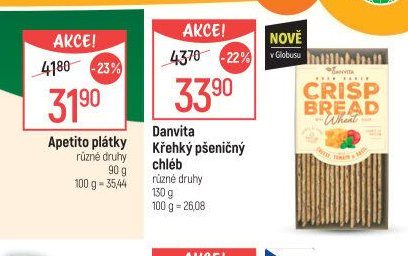 Danvita Křehký pšeničný chléb