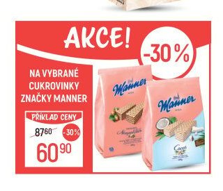 Cukrovinky značky Manner