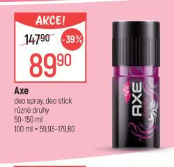 Axe deo spray, deo stick