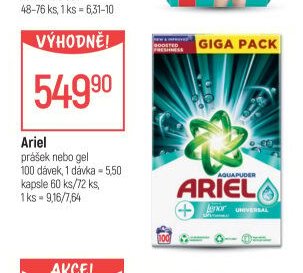 Ariel prášek nebo gel