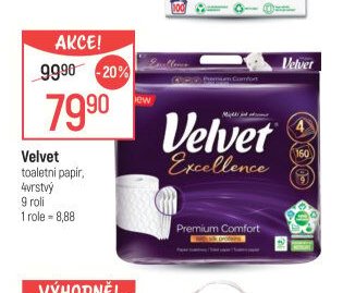 Velvet toaletní papír