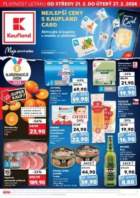 akční leták Kaufland 21.2.2024-27.2.2024