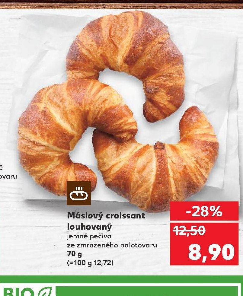 Máslový croissant