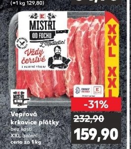 Vepřová krkovice plátky