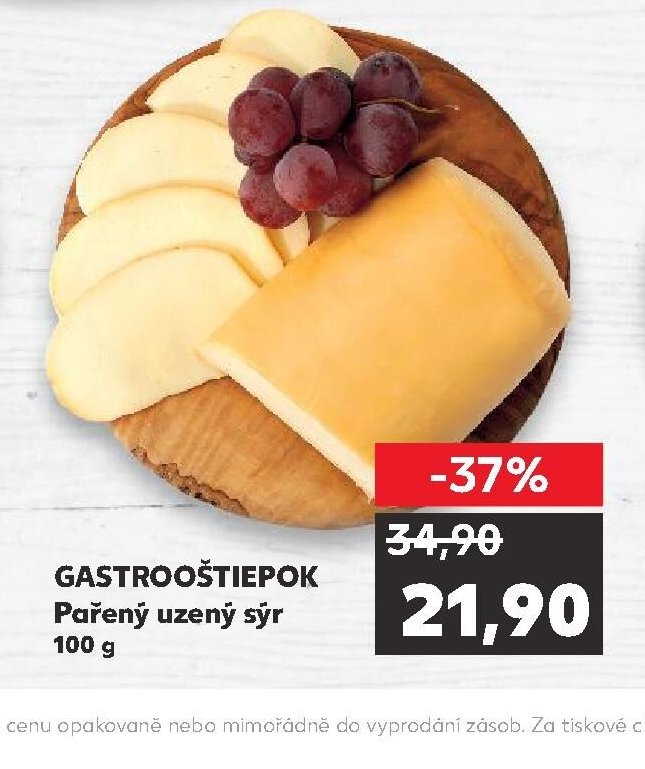 GASTROOŠTIEPOK Pařený uzený sýr 100 g
