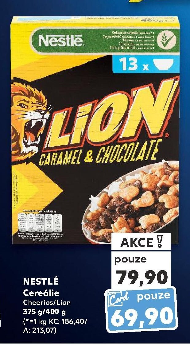 Nestlé Cereálie Cheerios/Lion