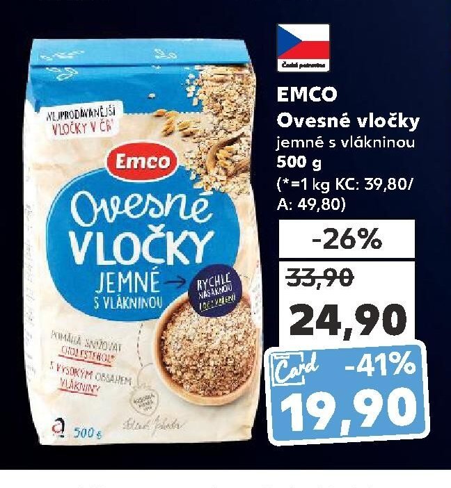 Emco Ovesné vločky jemné