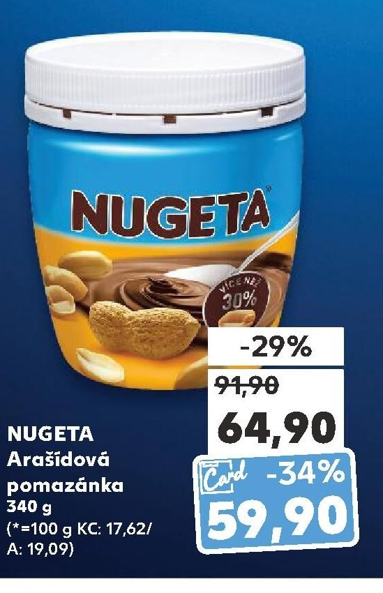 Nugeta Arašídová pomazánka