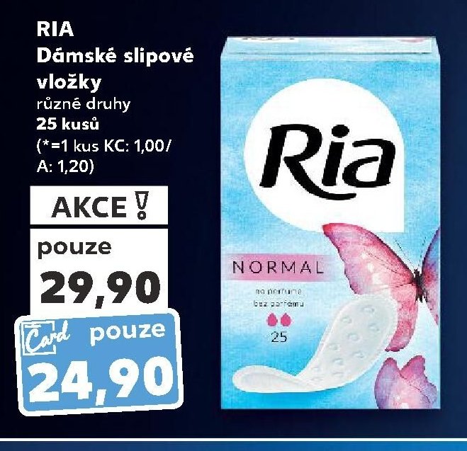 Ria Dámské slipové vložky 25 kusů
