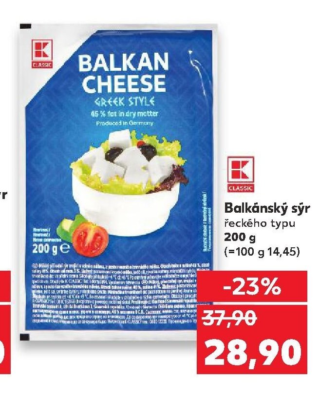 BALKAN CHEESE Balkánský sýr