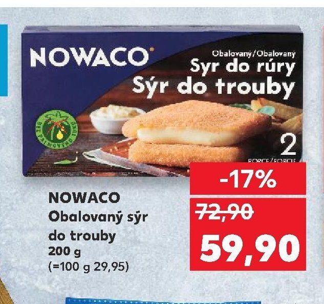 Nowaco Obalovaný sýr do trouby