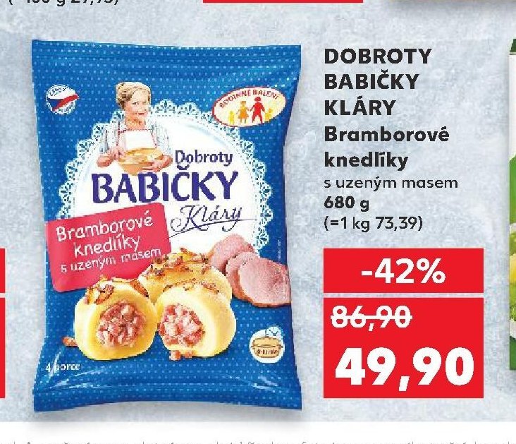 Dobroty Babičky Kláry Bramborové knedlíky
