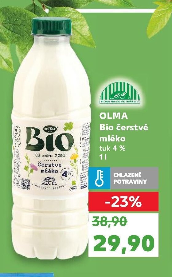 Olma Bio čerstvé mléko