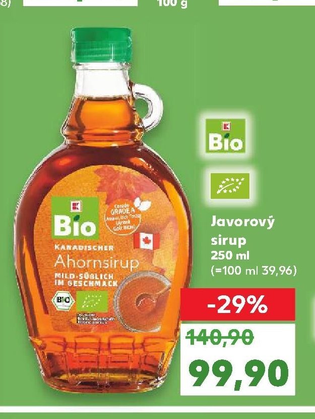 Bio Javorový sirup