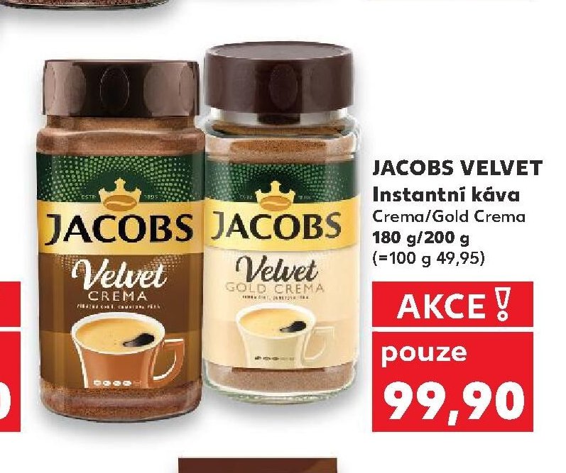 JACOBS VELVET Instantní káva