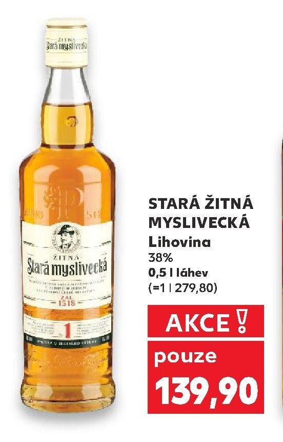 STARÁ ŽITNÁ MYSLIVECKÁ Lihovina