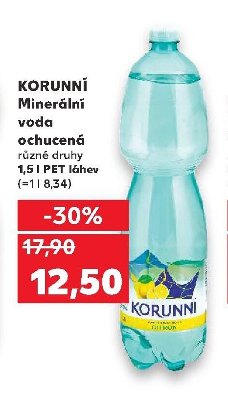 KORUNNÍ Minerální voda ochucená