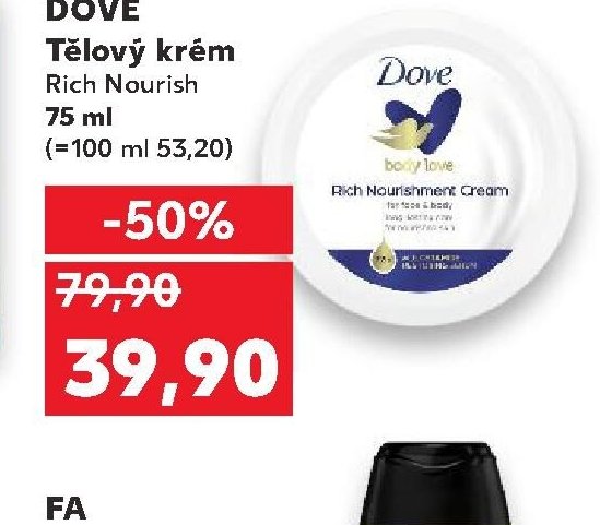 Dove Tělový krém