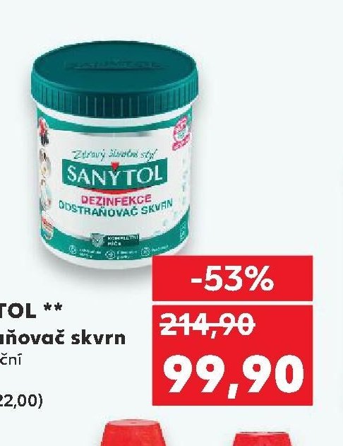 SANYTOL Odstraňovač skvrn