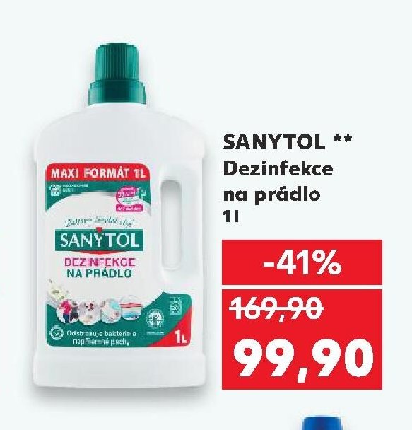 SANYTOL Dezinfekce na prádlo