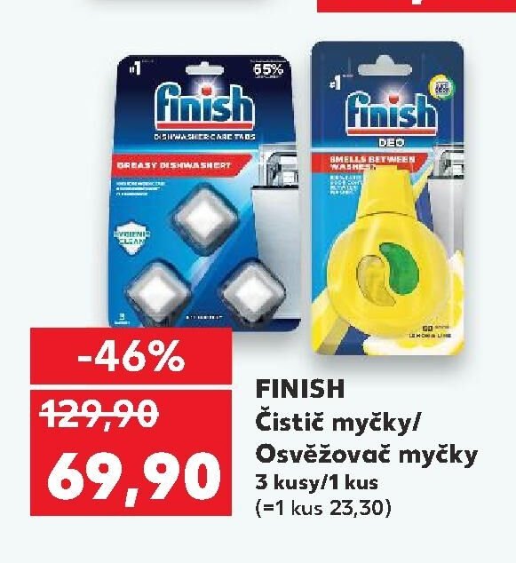 FINISH Čistič myčky/Osvěžovač myčky
