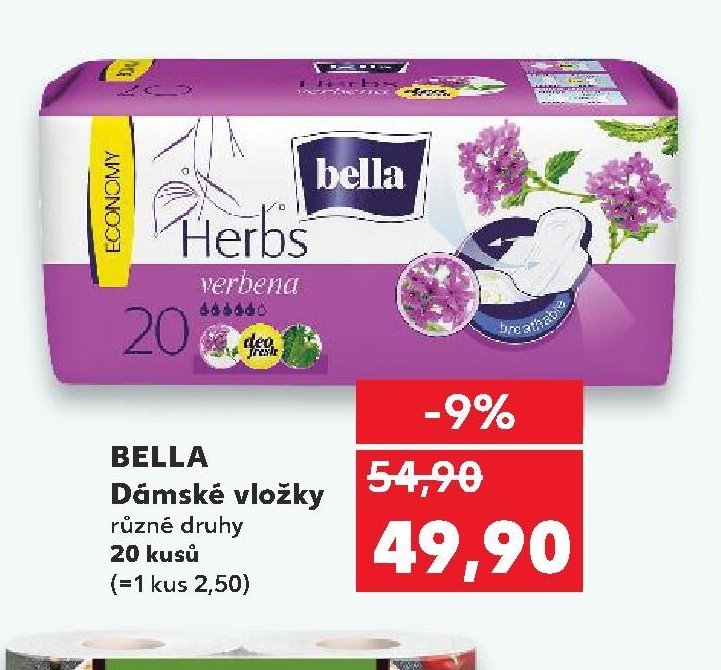BELLA Dámské vložky