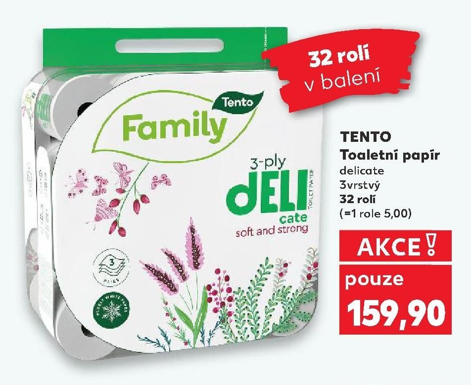 TENTO Toaletní papír delicate