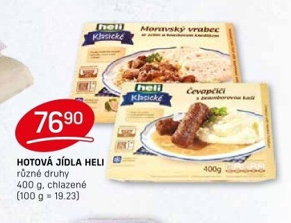 HOTOVÁ JÍDLA HELI
