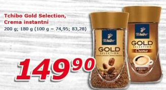 Instantní káva Tchibo Gold Selection