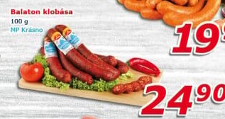 Klobása Balaton Krásno