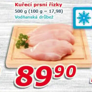 Kuřecí prsní řízky mražené Vodňanské kuře