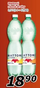 Ochucená voda Mattoni