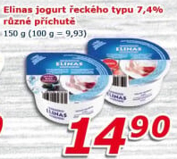 Ochucený jogurt řecký Elinas