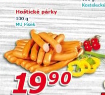 Párky hoštické Maso uzeniny Písek